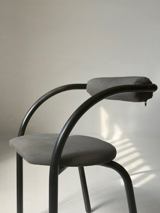 Silla postmoderna danesa Xcol 1980 vintage