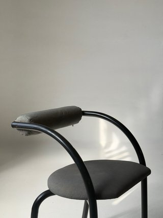 Silla postmoderna danesa Xcol 1980 vintage