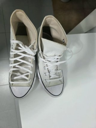 Converse Blancas Caña Alta