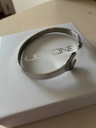 Pulsera Acero y Oro 18kt Enrico Martina Nueva.