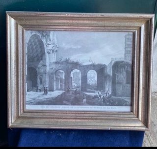 Grabados Roma Antiguo Templo