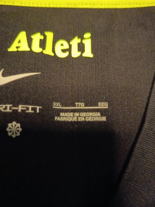Camiseta Atlético de Madrid Negra y Verde