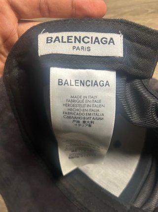Cappello Balenciaga Grigio Scuro