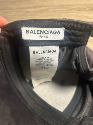 Cappello Balenciaga Grigio Scuro