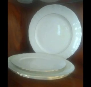 Vajilla de porcelana blanca De alta calidad
