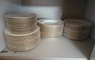 Vajilla de porcelana blanca De alta calidad