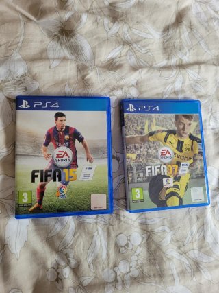 Lote FIFA 15 y FIFA 17 PS4