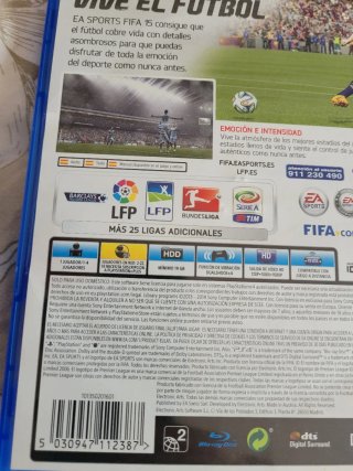 Lote FIFA 15 y FIFA 17 PS4