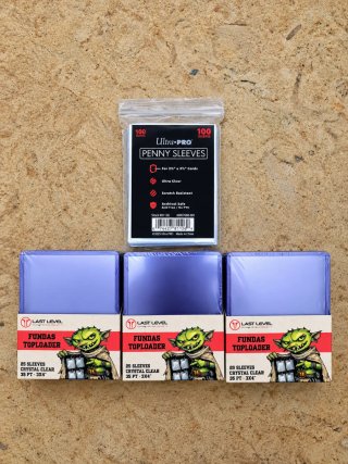 Fundas y Toploaders para Cartas