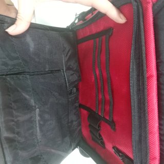 Mochila para portátil/tablet roja