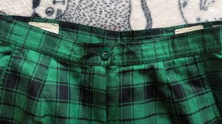 Pantalones cuadros verde y negro