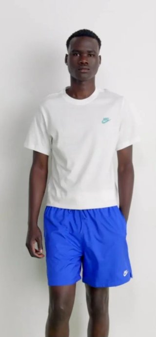Bañador Nike Talla M Azul y Blanco
