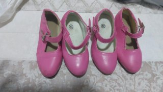 Zapatos Gitana Niña Tacon Talla 22