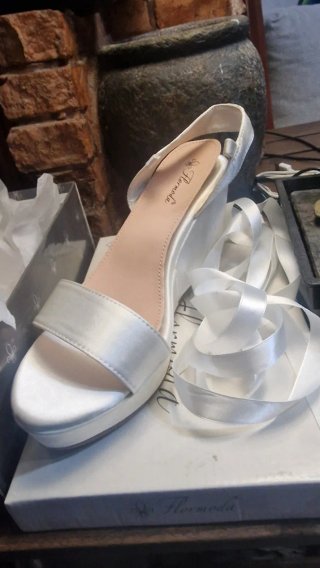 Zapatos de Novia Flormoda Blancos