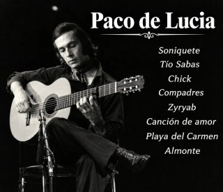 Partituras Paco de Lucía (Cifrado)
