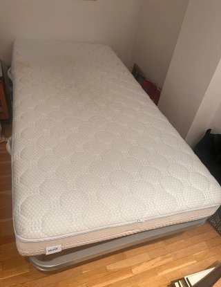 Colchón Wellpur + Somier 90x190