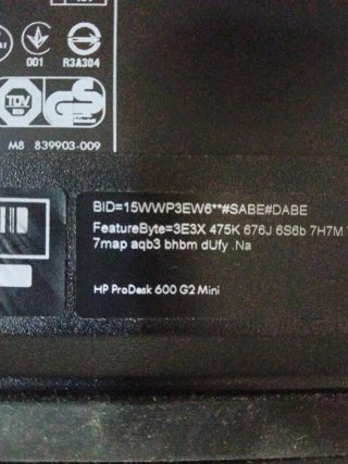 HP ProDesk 600 G2. i5 16GB RAM 500GB SSD M.2