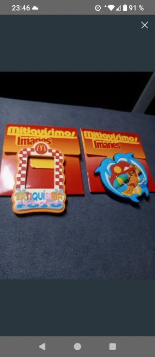 Lote 2 Imanes Promoción McDonald's