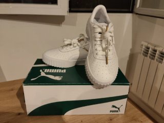 Zapatillas Puma Cali Varsity Mujer Blancas