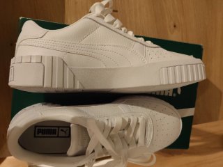 Zapatillas Puma Cali Varsity Mujer Blancas