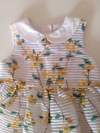 Vestido niña floral 1-1.5 años