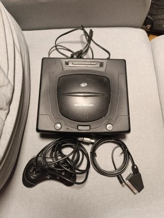 Consola Sega Saturn Negra