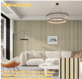 Paneles Pared 3D Autoadhesivos Madera 40x300cm!!!