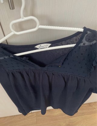 Camiseta manga larga Springfield azul Talla S
