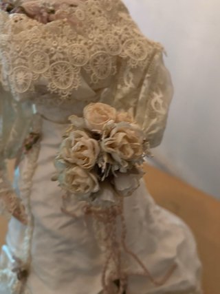 Muñeca de porcelana vintage novia de colección F