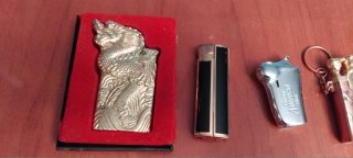 Lote de 4 mecheros vintage