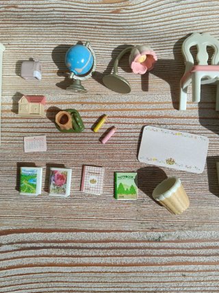 Set Habitación Estudio Sylvanian Families