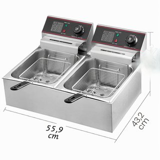 Freidora Eléctrica VEVOR 12L 5000W