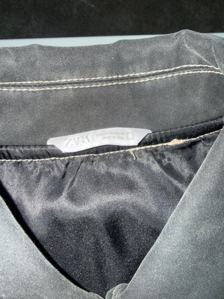 Giacca Zara Effetto Lavato Nera Taglia M