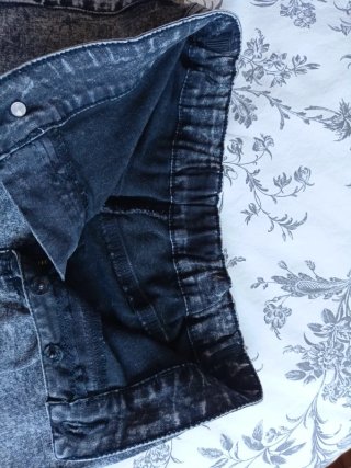 Shorts vaqueros desgastados