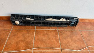Canaleta de aluminio nueva