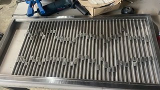 Parrilla modular acero inoxidable