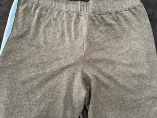 Pantalones grises talla L con rayas