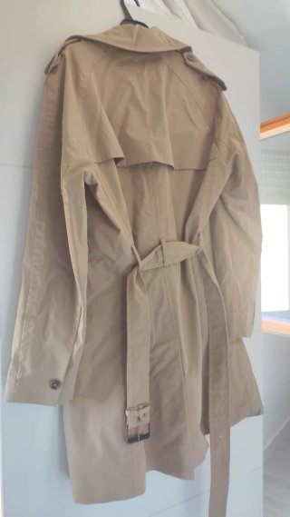 Gabardina Hombre Mango Beige Talla M