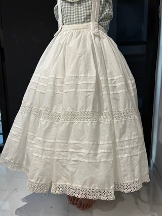 Can Can Fallera Niña Blanco talla 75