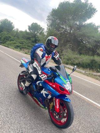 Suzuki GSXR 600 - 2008 Azul/Rojo