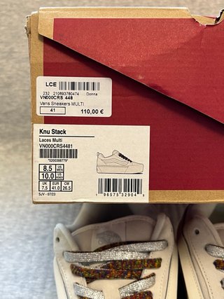 Scarpe Vans Platform Beige/Bianche Tg 41