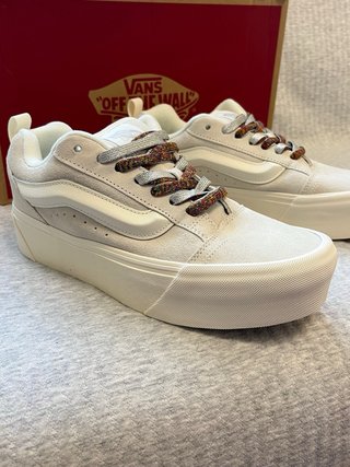 Scarpe Vans Platform Beige/Bianche Tg 41
