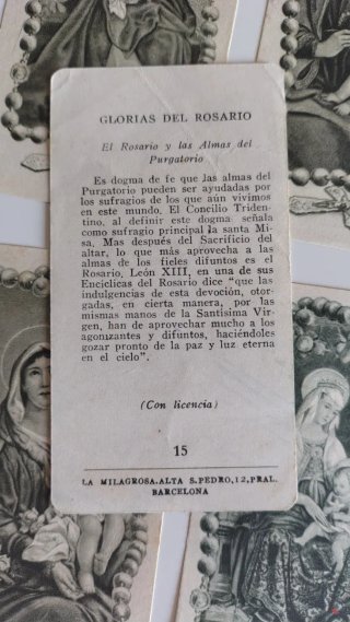 Lote de Estampas Religiosas - La Milagrosa