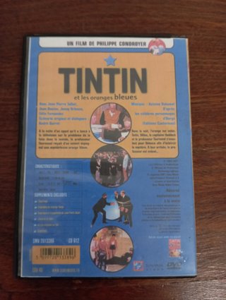DVD Tintín y el misterio de las Naranjas Azules