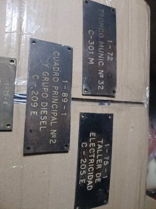 Lote Carteles Antiguos Barco Armada Española