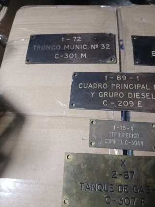 Lote Carteles Antiguos Barco Armada Española