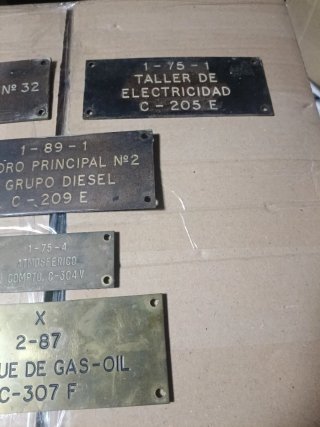 Lote Carteles Antiguos Barco Armada Española