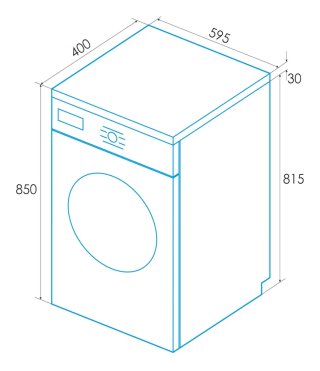 Lavadora Edesa EWF-6000 WH (6 kg)