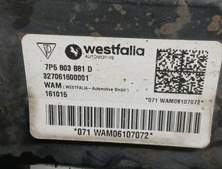 Porsche 7p5803881 enganche remolque cayenne 223820