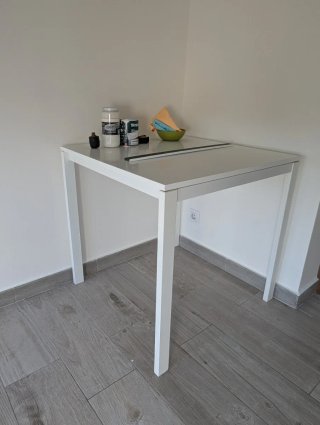 Mesa MELLTORP IKEA Blanca 75x75